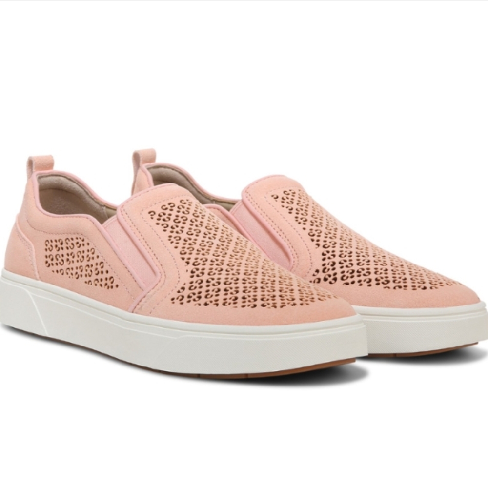 Women's Pink Slip-On Sneakers